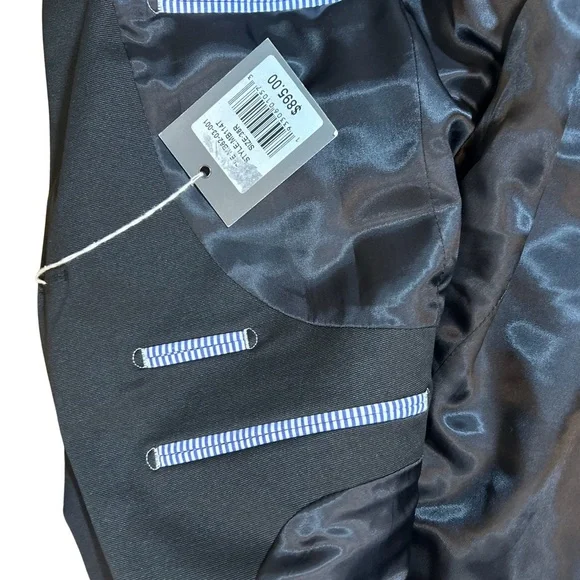 Michael Bastian Black Wool Tuxedo Peak Lapel Dinner Jacket Blazer NWT 38R